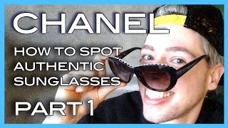 how to spot authentic CHANEL sunglasses PART 1 [upl. by Akela129]