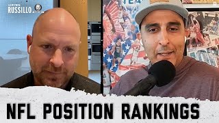 Top Five NFL Players at Every Position With Sheil Kapadia  The Ryen Russillo Podcast [upl. by Ayotnom321]