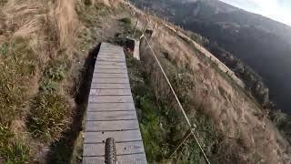 Rocky Waldboa trail Winterberg bikepark Germany [upl. by Anawait385]