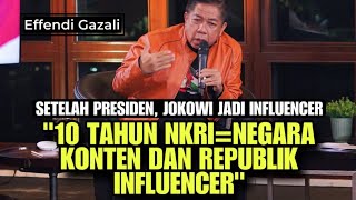 SETELAH PRESIDEN JOKOWI JADI INFLUENCER  quot10 TAHUN NKRINEGARA KONTEN DAN REPUBLIK INFLUENCERquot [upl. by Einnaj689]