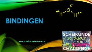 bindingen in de scheikunde ionbinding atoombinding vanderwaals waterstofbrug iondipool [upl. by Nylhsoj591]