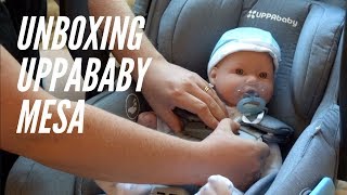 Unboxing the UppaBaby Mesa car seat Is it userfriendly Hm [upl. by Smaj]