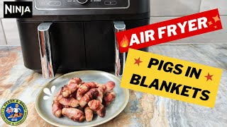 Unleash the Deliciousness Air Fryer Pigs in Blankets Recipe [upl. by Ehman]