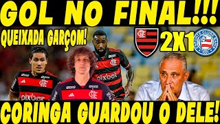 PÓSJOGO FLAMENGO x BAHIA [upl. by Eugine]