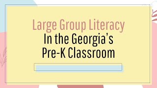 Large Group Literacy [upl. by Satterfield]