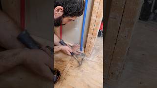 How to Protect Shower Valve Water Supply Lines  shorts homerepairtutor [upl. by Sucramat]