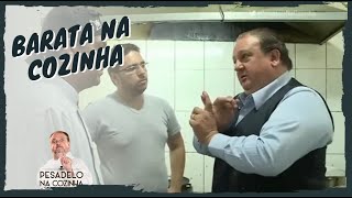 Jacquin encontra barata na cozinha quotSe tem morta tem vivaquot  Pesadelo na Cozinha [upl. by Ethe]