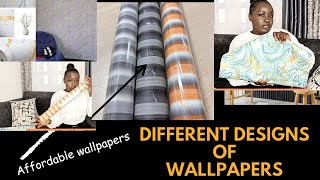 DIFFERENT DESIGNS OF WALLPAPERS  HOW TO CHOOSE A HOUSE WALLPAPER HOUSE WALLPAPERS FRIDAH NGUKU [upl. by Ainerbas169]