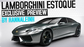 PREVIEW LAMBORGHINI ESTOQUE [upl. by Tioneb264]