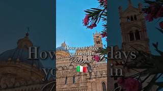 3 days Palermo itinerary 🇮🇹 palermo sicily sicilia italy [upl. by Nurse]