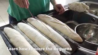 Using Rommelsbacher Oven to bake baguette Singapore [upl. by Zildjian95]