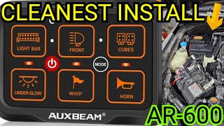 AUXBEAM AR600 RGB Switch Panel Install [upl. by Ynaitirb]