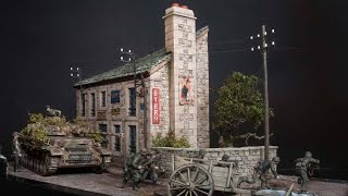 A 135 Diorama Full build with realistic scenery  Fall back from Falaise [upl. by Lawry]