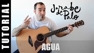 Como tocar AGUA  Jarabe de Palo TUTORIAL Guitarra Acordes y TABS [upl. by Yerac]