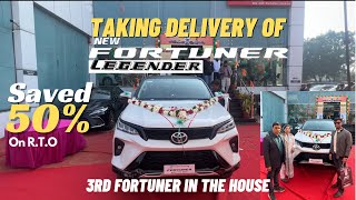 Taking Delivery of FORTUNER LEGENDER 2024  Revhead Aman [upl. by Ilarin]