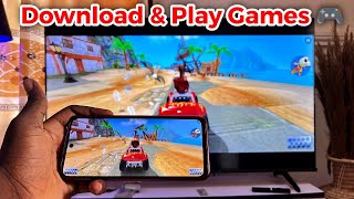 How to Download and Play Games on Smart TV [upl. by Lotti]