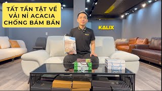 Chi Tiết Về Các Loại Vải Nỉ Acacia Chống Bám Bẩn Tại Sao Đây Lại Là Loại Vải Nỉ Tốt Nhất Làm Sofa [upl. by Sarnoff]