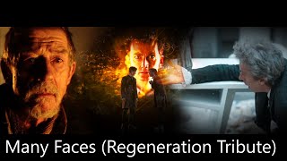 Doctor Who  Many Faces Regeneration Tribute [upl. by Dowling193]