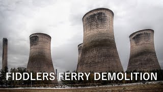 Fiddlers Ferry Power Station Demolition [upl. by Oinimreh]