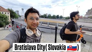 Bratislava City Capital of Slovakia Walking Tour [upl. by Cammi]