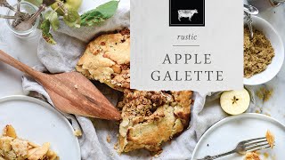 Easy Homemade Apple Galette [upl. by Aiz701]