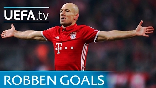 Arjen Robben 5 trademark goals [upl. by Chaunce]