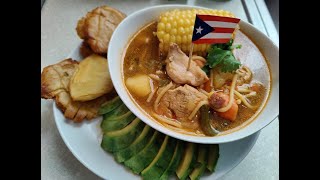 SOPA DE POLLO BORICUA 🇵🇷 chicken soup [upl. by Lambert]