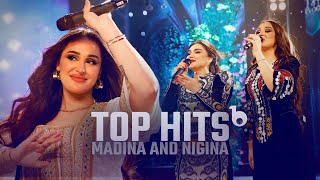 Madina and Nigina Top Hits in Shab Chela Special Show in Barbud Music  بهترین های مدینه و نگینه [upl. by Jere]