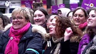 Thousands march in France to condemn violence against women  REUTERS [upl. by Edmondo432]