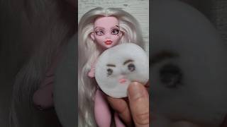 Making a cutest doll ever 🍓 monsterhigh dolls barbie bjddolls ooak bjd mattel [upl. by Asabi]