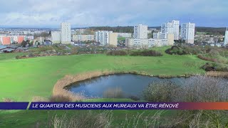 Yvelines  Le quartier des Musiciens aux Mureaux va être rénové [upl. by Kcinimod]