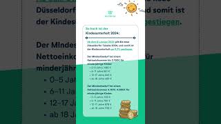 DÜSSELDORFER TABELLE  Das steht deinem Kind an Unterhalt zu [upl. by Nivan]