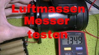 Luftmassenmesser testen  eflose 930 [upl. by Imena843]