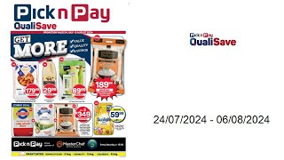 Pick n Pay specials ZA  24072024  06082024 [upl. by Nnyliak]