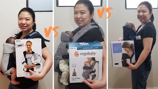 Beco Gemini Ergobaby Omni 360 and BABYBJORN Baby Carrier reviews [upl. by Suiradel]