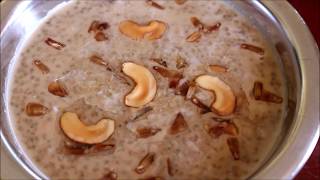 Chia Seed Payasam Recipe in Tamil [upl. by Edmunda]