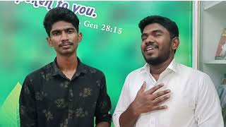 Tamil Christian cover song  pallathin naduvil  Kevin  Ashwin [upl. by Enitsirk379]