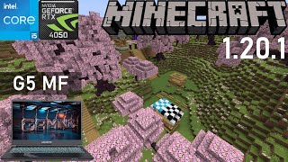 MINECRAFT 1201  GIGABYTE G5 MF FPS TEST BENCHMARK  WITHOUT SHADERS [upl. by Ocko]