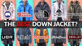 Which Brand Makes The BEST DOWN JACKET Warmth Test amp More [upl. by Darell]