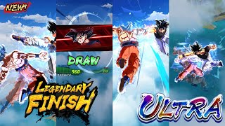 What if New ULTRA UiSign Goku and LF Mui Goku ClashDragon Ball Legends [upl. by Iclehc649]