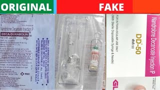 Nandrolone Decanoate injection ip  original vs Fake DecaDurabolin and DD50 [upl. by Kcirdot]