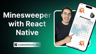 Build a Minesweeper Game with React Native [upl. by Llehcam]