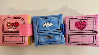 🍎paperdiy🍎 Sanrio Squishy Book Compilations 🔇ASMR 산리오 스퀴시북 모음집 [upl. by Everard]