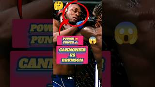 cannonier vs brunson ko  cannonier vs brunson knockout ufc shorts 😱🔥 [upl. by Yand228]