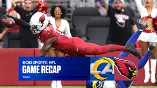 Marvin Harrison Jr SHINES in Cardinals dominant home victory Rams lose Cooper Kupp to injury [upl. by Mickelson]