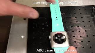 Apply iWatch 3 Laser Engraved [upl. by Lotte281]