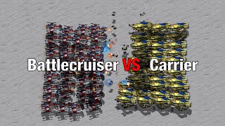 Rivalry Battlecruisers vs Carriers  who will win [upl. by Nnednarb334]