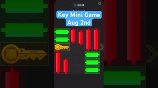 Hamster Kombat Mini Game  2nd August 2024 Solved hamsterkombat airdrop gaming [upl. by Eiddam]