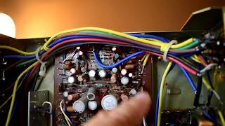 Ive heard about microphonic tubes but transistors can go the same way Kenwood KA2002a rebuild [upl. by Anais]