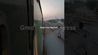 Fastest Train Green line Express Latest Video [upl. by Atsugua357]